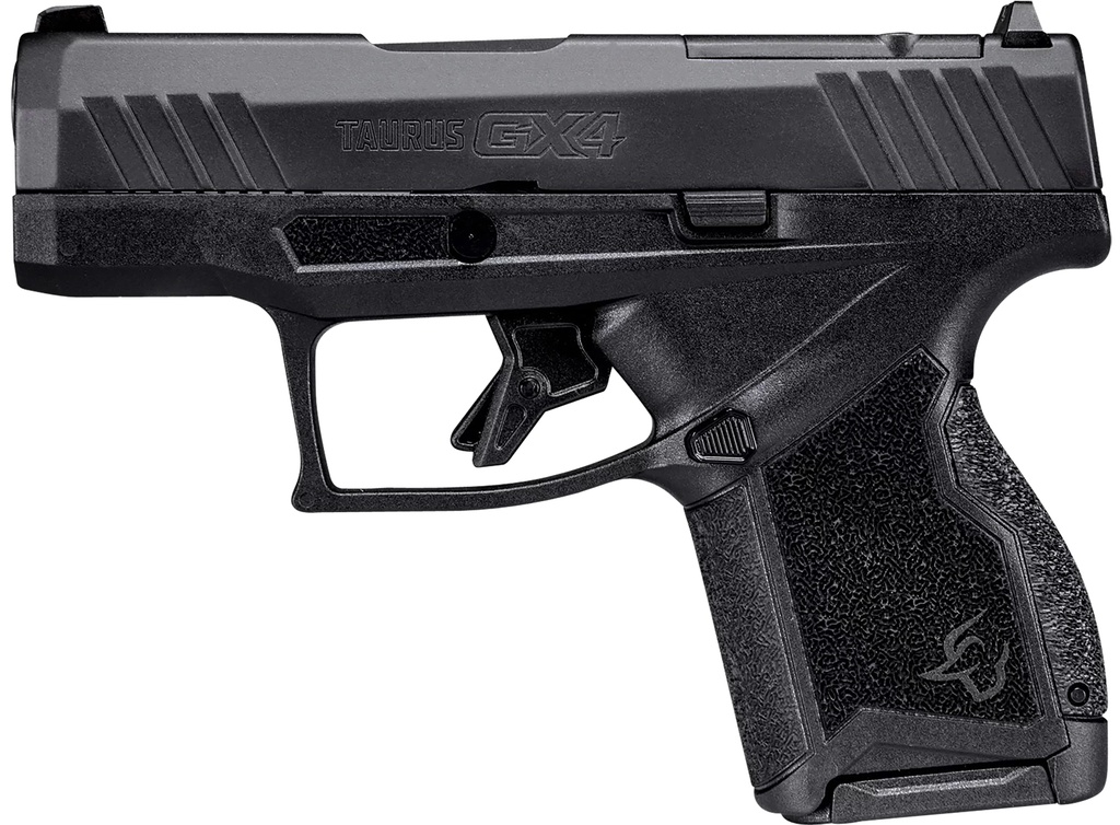 Taurus 1GX4MP931 GX4 T.O.R.O. Micro-Compact Frame 9mm Luger 10+1/13+1, 3.06" Satin Black DLC Stainless Steel Barrel, Black Nitride Optic Cut/Serrated Alloy Steel Slide, Matte Black Polymer Frame, Black w/Interchangeable Backstrap Grip