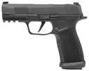 Sig Sauer P365 XMacro TACOPS Compact 9mm Luger 17+1, 3.70" Black Carbon Steel Barrel, Black Nitron Optic Ready/Serrated Stainless Steel Slide, Polymer Frame w/Beavertail & Picatinny Rail, Black w/Interchangeable Backstrap Grip, No Safety