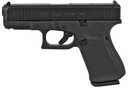 Glock G19 Gen5 MOS Compact 9mm Luger 15+1 4.02" Black GMB Barrel, Black nDLC MOS Cut/Serrated Slide, Black Polymer Frame w/Picatinny Rail, Black Textured w/Interchangeable Backstrap Grip, Ambidextrous