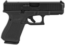 Glock G19 Gen5 MOS Compact 9mm Luger 15+1 4.02" Black GMB Barrel, Black nDLC MOS Cut/Serrated Slide, Black Polymer Frame w/Picatinny Rail, Black Textured w/Interchangeable Backstrap Grip, Ambidextrous