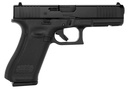 Glock G17 Gen5 Full Size 9mm Luger 17+1 4.49" Black GMB Barrel, Black nDLC Serrated Slide, Black Polymer Frame w/Picatinny Rail, Black Textured w/Interchangeable Backstrap Grip, Ambidextrous