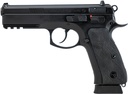 CZ-USA 89352 CZ 75 SP-01 Tactical 9mm Luger 19+1 4.60" Black Steel Barrel Black Polycoat Black Rubber Grip