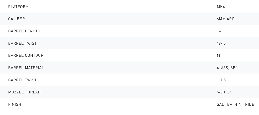 CMMG 16" 6mm ARC Barrel