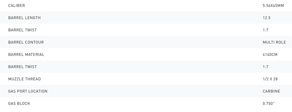 CMMG 12.5" 5.56 Barrel