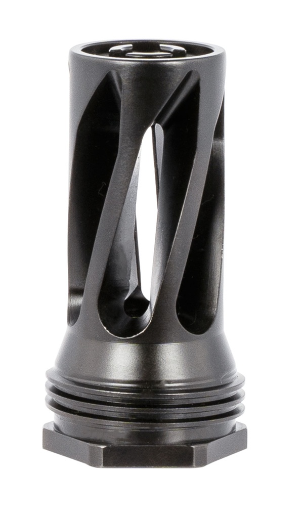 Huxwrx 1677 QD 556 Flash Hider Black with 1/2"-28 tpi Threads