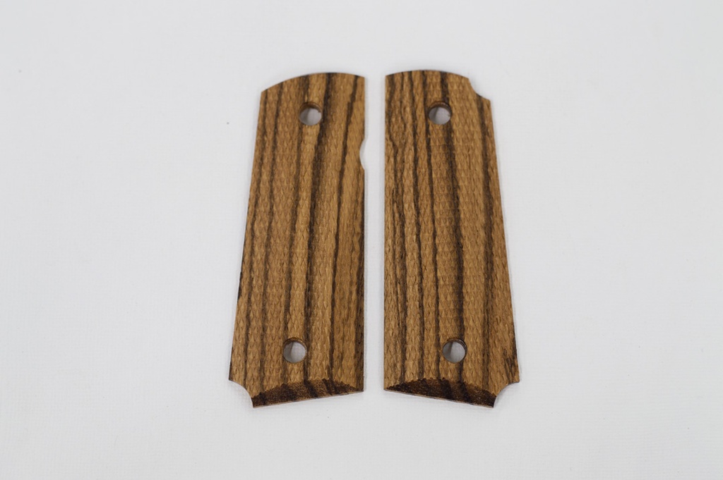 Herrett's Stocks Zebra Full Size Checkered 1911 Grip