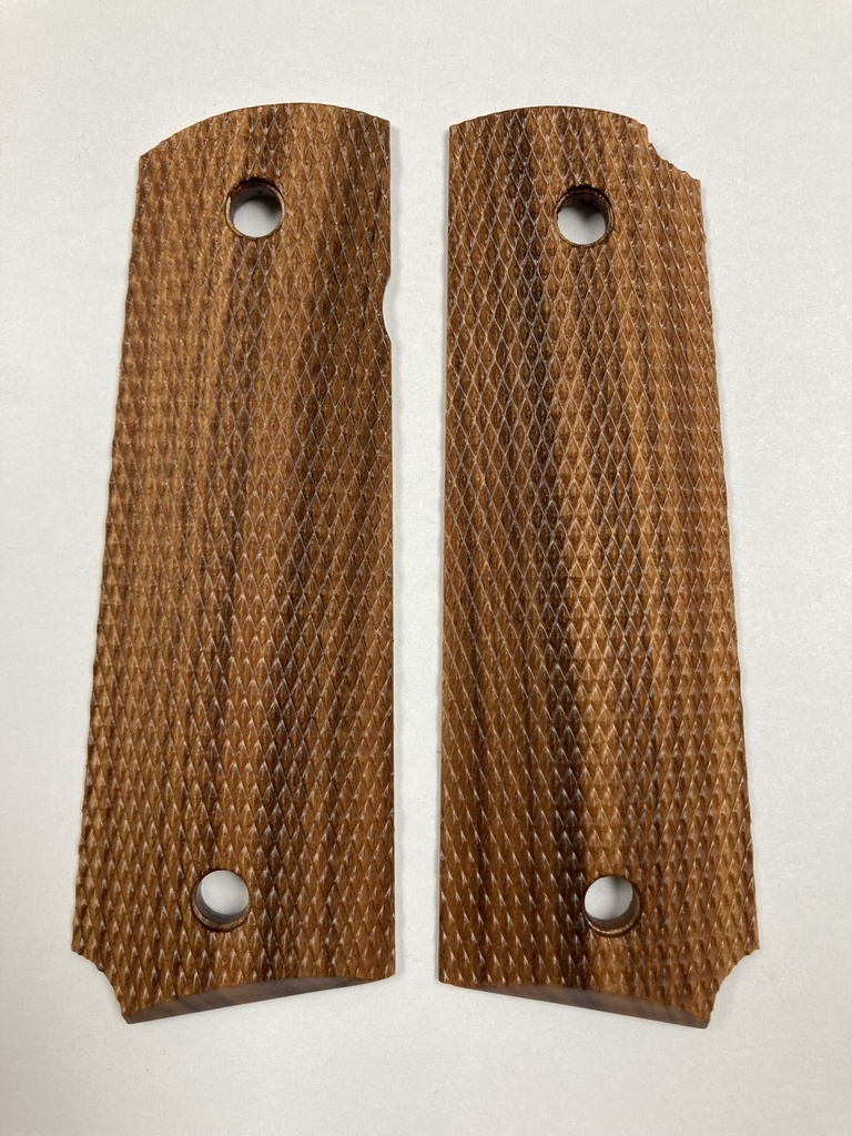 Herrett's Stocks Pau Ferro Full Size Checkered 1911 Grip Ambi