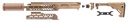 Sig Sauer MCX SURG Upgrade Kit Complete Upper, 5.56x45mm NATO 11", FDE, Adj. Gas Piston, M-LOK SD Handgaurd, Folding Stock Assembly with Adapter Kit, Direct Thread Suppressor (*NFA Item*) with Removable Heat Shield, Fits AR-15 Lower
