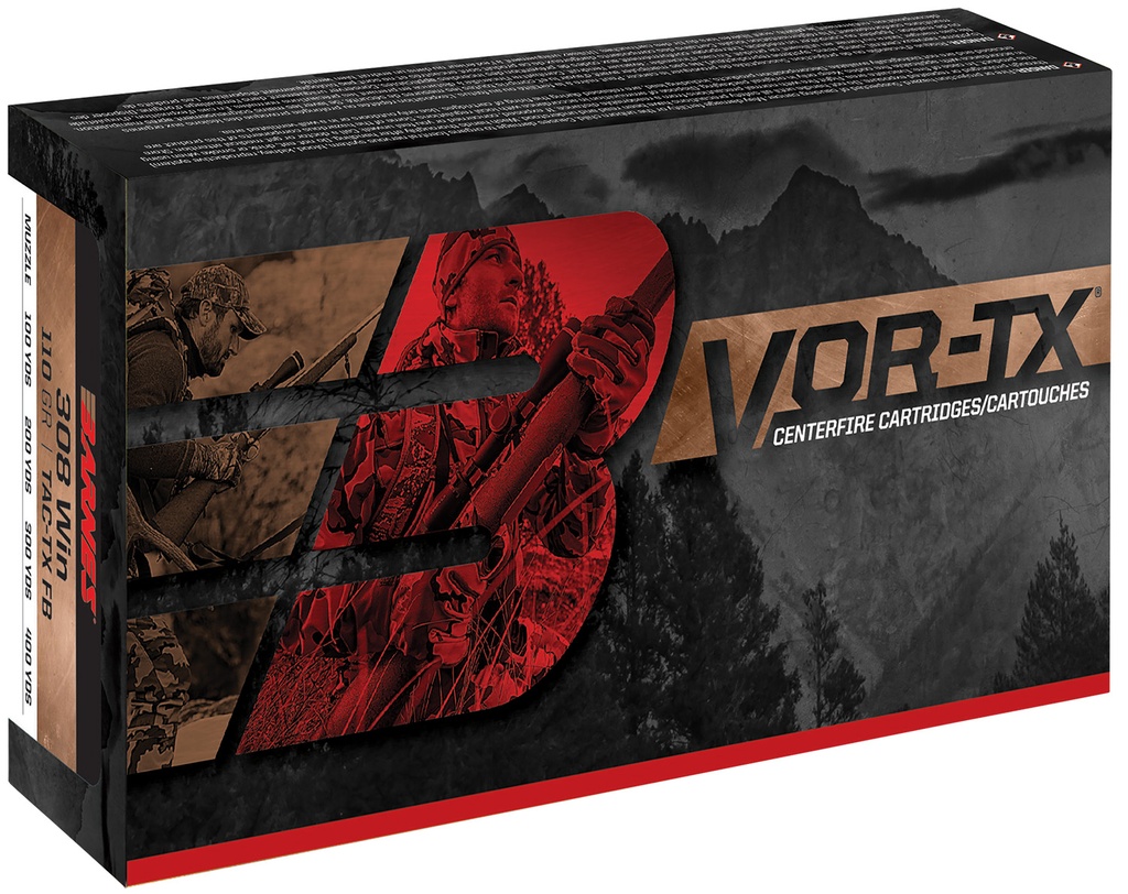 Barnes Bullets VOR-TX Rifle 30-06Springfield 180gr Tipped TSX Boat Tail 20 Per Box/10 Case