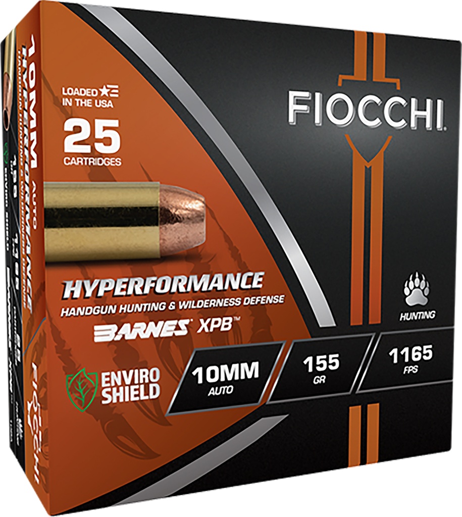 Fiocchi Hyperformance 10mm 155gr XPB 25 Per Box/8 Case 