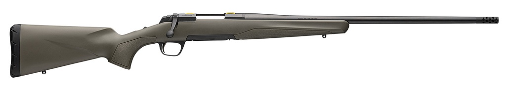 Browning 035597282 X-Bolt Hunter 6.5 Creedmoor 4+1 22" Matte Black Threaded Barrel, Matte Blued Drilled & Tapped/X-Lock Mount Steel Receiver, OD Green Fixed Synthetic Stock