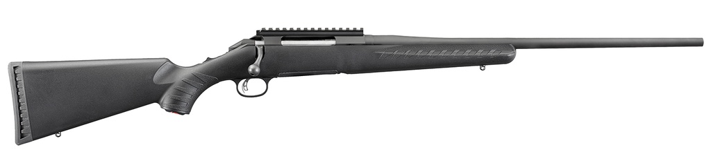 Ruger American Full Size 30-06 Springfield 4+1 22" Matte Black Alloy Steel Barrel, Matte Black Steel Receiver w/Picatinny Rail, Black Fixed Synthetic Stock, Right Hand