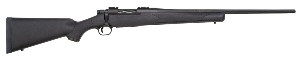 Mossberg Patriot Synthetic 350 Legend 4+1 22" Fluted Barrel w/Recessed Match Crown, Matte Blued Metal Finish, Spiral-Fluted Bolt, Synthetic Stock, Drop Box Magazine, Adjustable LBA Trigger