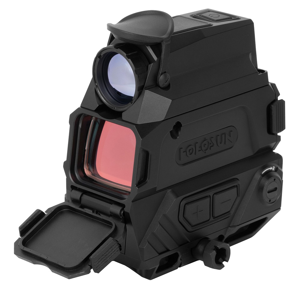 Holosun DRS Thermal Reflex Sight Black Anodized 1x/3x/5x 1.20" x 0.98" 2 MOA Red Dot/65 MOA Circle Multi Reticle Thermal Overlay 