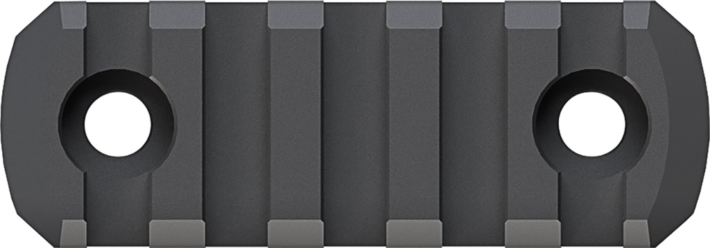Magpul MAG581BLK M-LOK Aluminum Rail 5 Slots Black 