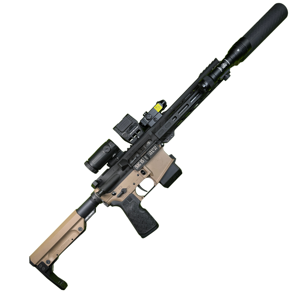 SIC15 Mk2 2Tone w/ Optics, Laser, Silencer