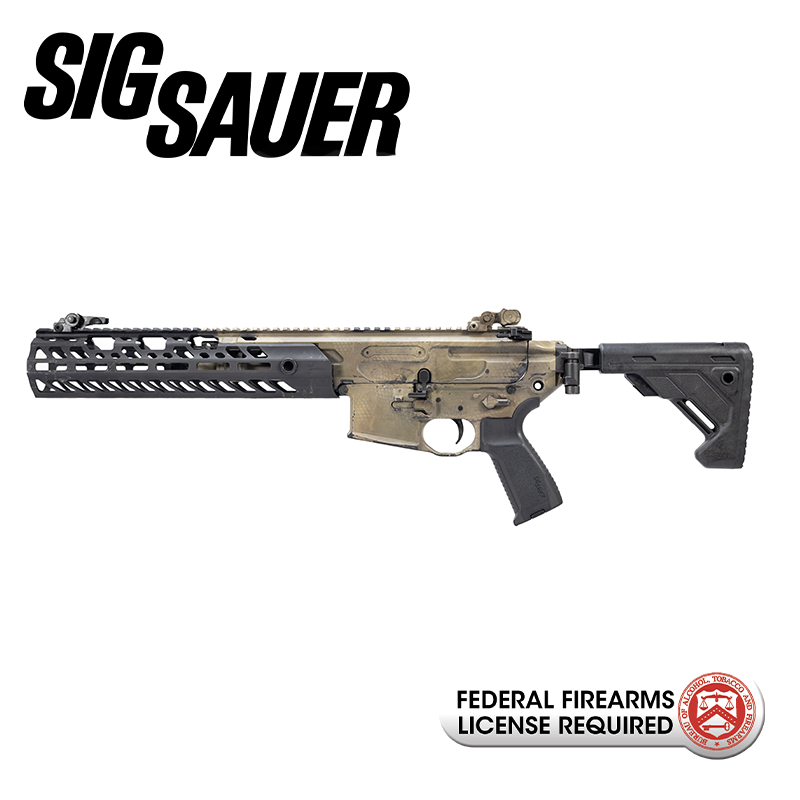 LEO Trade-In Sig Sauer MCX 6.5in .300 Blackout Short Barreled Rifle- Rattle Canned