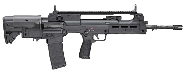 Springfield Armory Hellion Bullpup 5.56x45mm NATO 30+1 20" Black Melonite Steel Barrel, Black Polymer Receiver, Polymer M-LOK Handguard, Black Synthetic Bullpup Adj w/Cheek Riser Stock, Black Bravo Mod 3 Grip, Ambidextrous