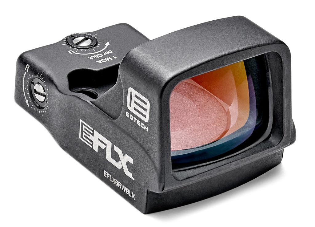 Eotech EFLX6RWBLK EFLX Mini Reflex Sight Matte Black 1 x 6 MOA Red Dot 