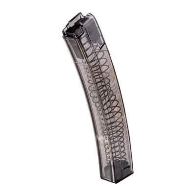 Elite Tactical Systems H&K MP5/SP5K/MP5K/94/SP89 Detachable Rifle Magazine 9mm Luger 30 Round Clear 1 Pack Polymer HKMP530-30RD