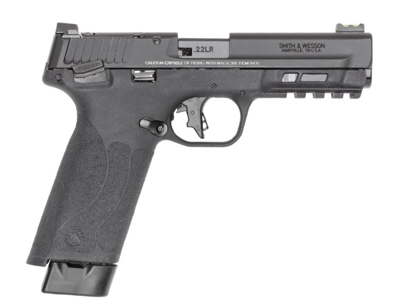 Smith & Wesson M&P 22x Full Size Frame 22 LR 20+1 4.10" Black Armornite Threaded Barrel, Black Armornite Optic Cut/Serrated Slide, Black Polymer Frame w/Picatinny Rail, Textured Grip