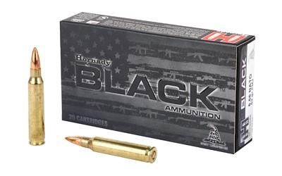 Hornady 5.56 NATO Black 62gr FMJ 20rds