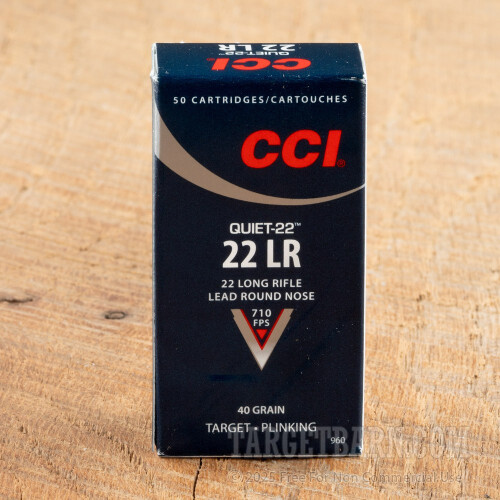 CCI 22LR Quiet-22 CCI0960 40 gr Lead Nose 50 rounds