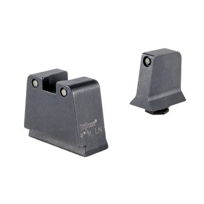 Trijicon Suppressor/Optic Height For Glock 42/43/43x/48 Sight Set Black/Tritium