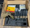 Used Sig Sauer M18 Commemorative Pistol #4854 of 5000 w/ 6 mags