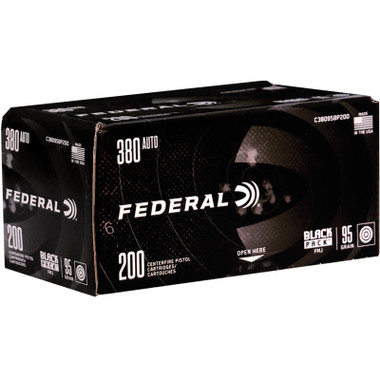 Federal Black Pack 380 Auto