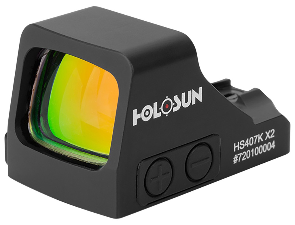 Holosun HS407K X2 Black Anodized 0.58 x 0.77 6 MOA Red