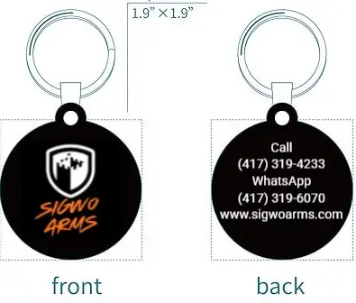 Sigwo Arms Rubber Key Chain