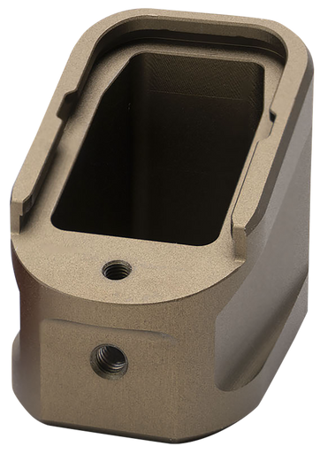 Strike Industries Extended Mag Plate Fits Glock G17 Fits Glock G22 Flat Dark Earth 6061 T-6 Aluminum 