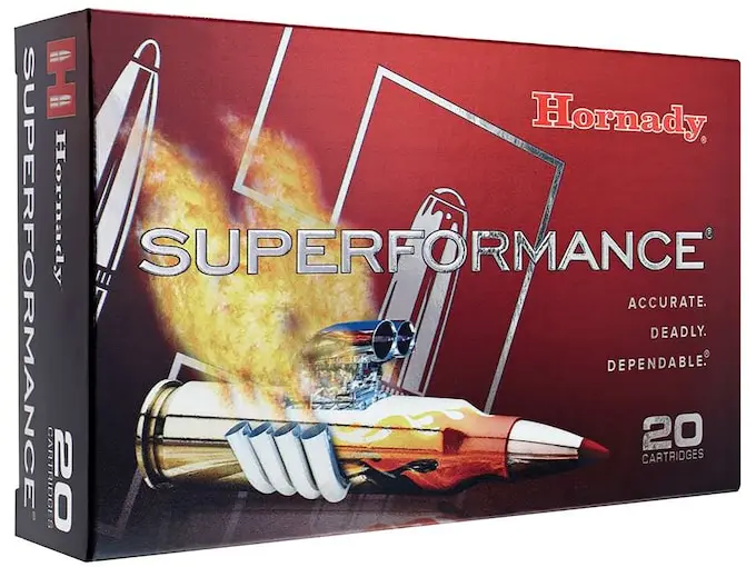 Hornady Superformance 300 Winchester Magnum Ammo 165 Grain Hornady CX Polymer Tip Lead Free Box of 20