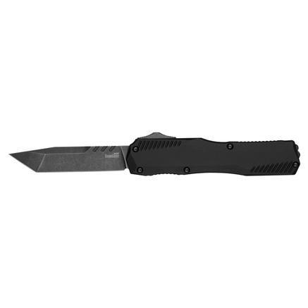 Templar Knife LDTOM231 Gen II Don't Tread On Me Large 3.50" OTF Tanto Plain Black Oxide Stonewashed 440C SS Blade, 5.25" Yellow w/Flag & "Don't Tread On Me" Aluminum Handle, Glass Breaker 