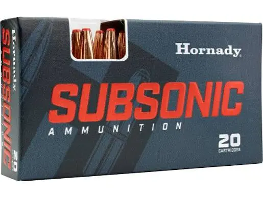 Hornady Subsonic 45-70 Government Ammo 410 Grain Hornady FTX Polymer Tip Box of 20 (10) Write a Review Q&A (10) 