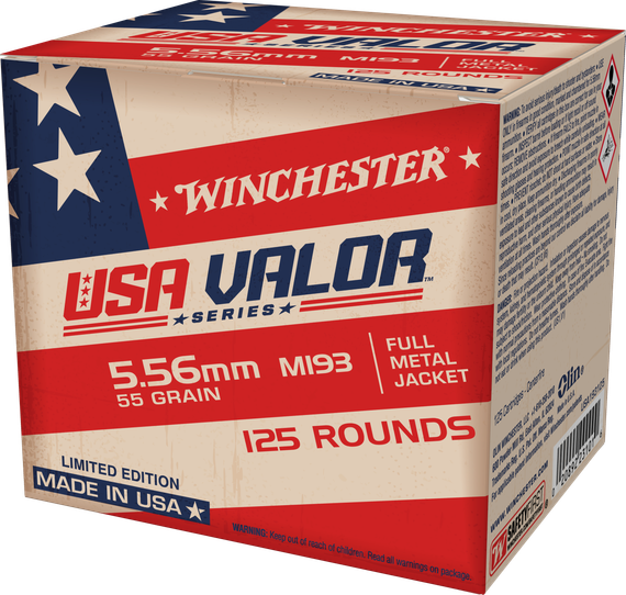WINCHESTER - USA 250 5.56mm Nato 55gr FMJ 125/Box