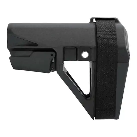 SB Tactical SBA6X01SB SBA6 Stabilizing Brace Black Adj 5 Position 
