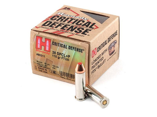 Hornady Critical Defense .38SPL +P