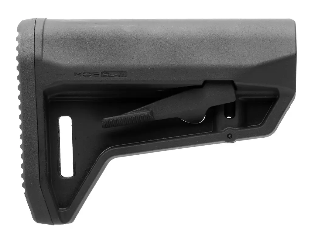 Magpul MAG1242BLK MOE SL-M Carbine Stock Black Synthetic for Mil-Spec AR-Platform 