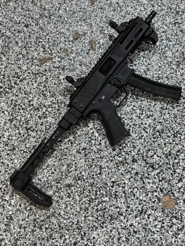 Panzer Han-9 Pistol, SS FRT installed, 9mm Black, 2 30rd magazines