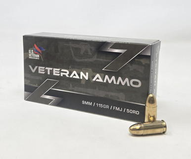 Hyperion Veteran 9mm 115gr FMJ 50/rd box