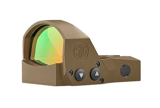 [SIG-ROMEO1-PRO-FDE] Sig Sauer Electro-Optics SOR1P103 Romeo1Pro FDE 1x30 mm 6 MOA Red Dot