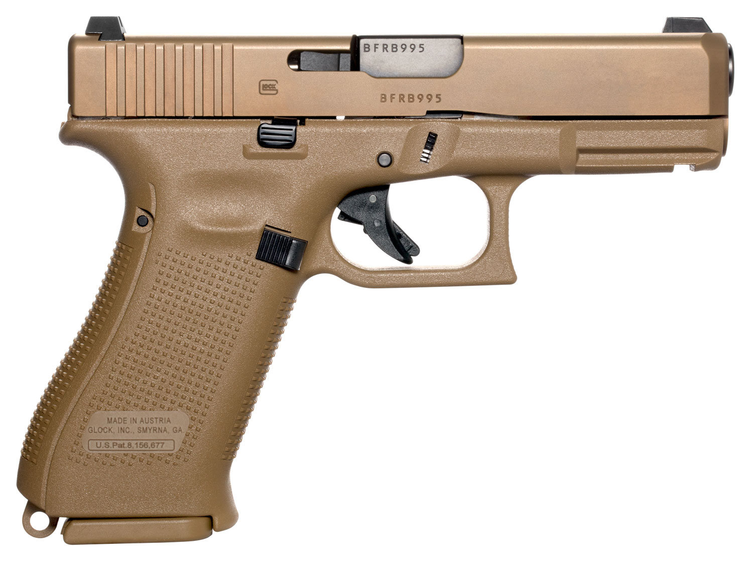 Glock G19X Compact MOS w/ Custom Sigwo Arms Slide and OEM Slide w