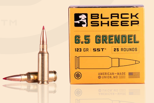 [BSA-65GREN-1000] Black Sheep Ammo 6.5 Grendel 123gr SST - 1000rds