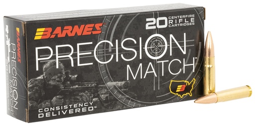 [32134] Barnes Bullets Precision Match 300BLK 220gr Jacket Hollow Point 20rds