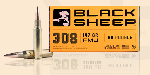 [BSA-762-50] Black Sheep Ammo 7.62x51 .308 147gr FMJ - 50rds