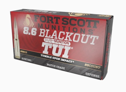 [FSM86BLK285SCV2SS] 8.6BLK Fort Scott Subsonic 285gr