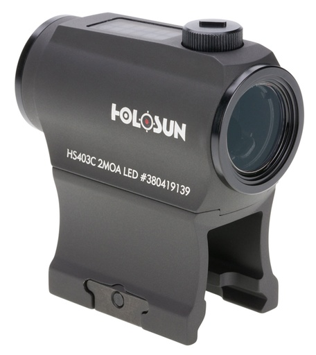 [HS403C] Holosun HS403C 403 Black Anodized 1 x 20 mm 2 MOA Red Dot 