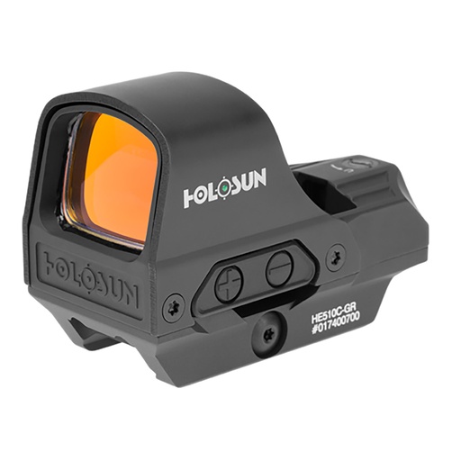 [605930624878] Holosun HE510CGR 510 Black 1 x 0.91" x 1.26" 2 MOA Green Dot/65 MOA Circle Multi Reticle 